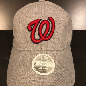 Washington Nationals New Era Women's Hat - Gray